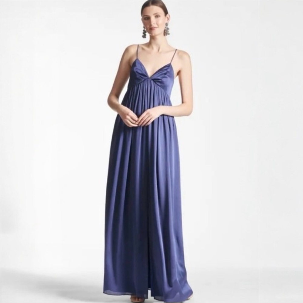 Sachin + Babi Elegant Deep Cobalt Maxi Dress